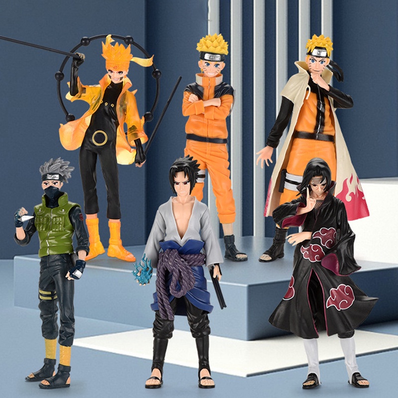 Mô hình Naruto chibi Naruto Sasuke Itachi Kakashi cao 9cm siêu dễ thương figure Anime naruto , mô hình giá xưởng