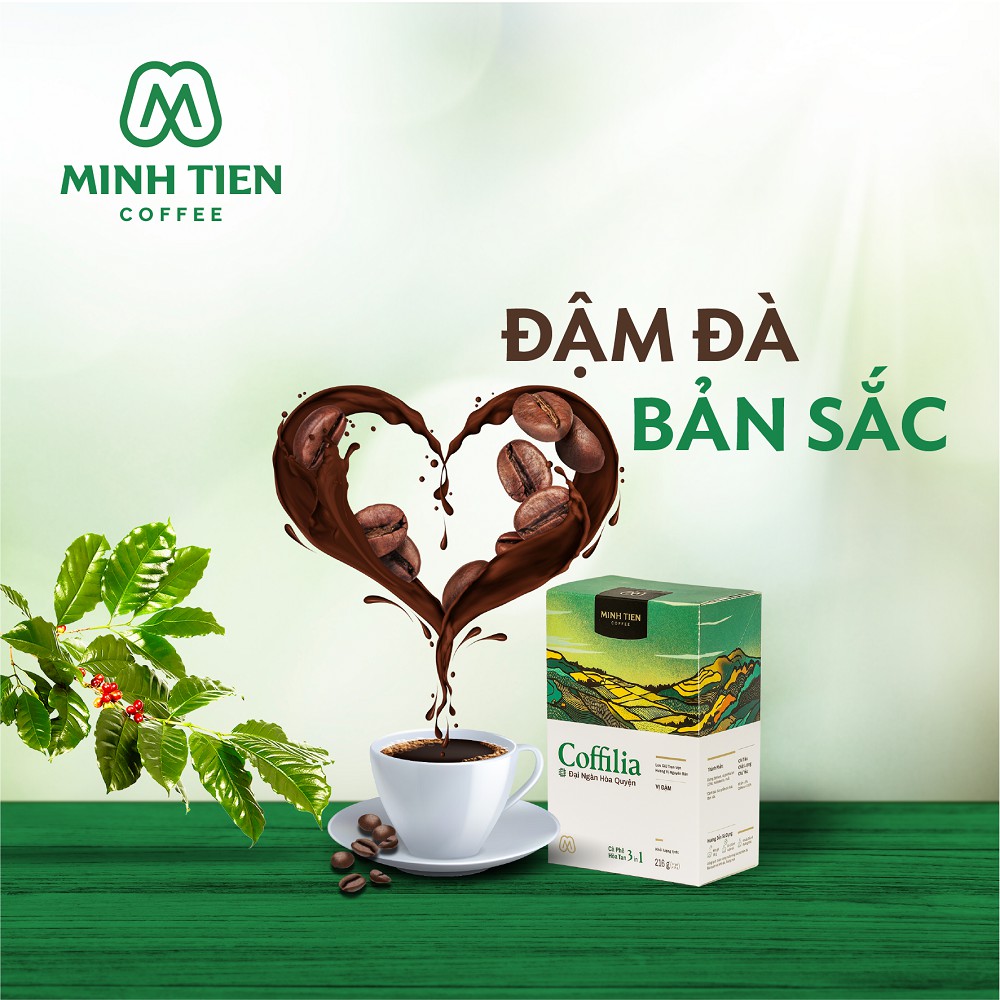Combo cà phê hòa tan Mitix vị đậm 216g (18gx12 gói) và Cà phê hòa tan đen  30g (15 gói* 2g)