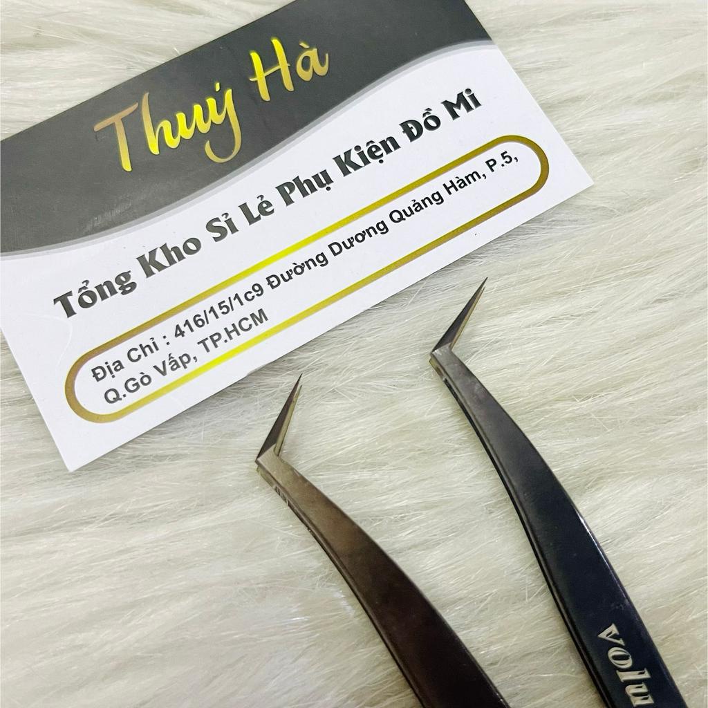 Nhíp nối mi volume gắp 20d -30d Nhật mũi 12mm và 15mm_Dụng cụ nối mi Thúy Hà