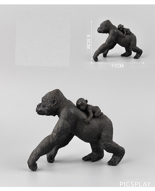 Đồ chơi Mô hình khỉ đột gorilla siêu thực