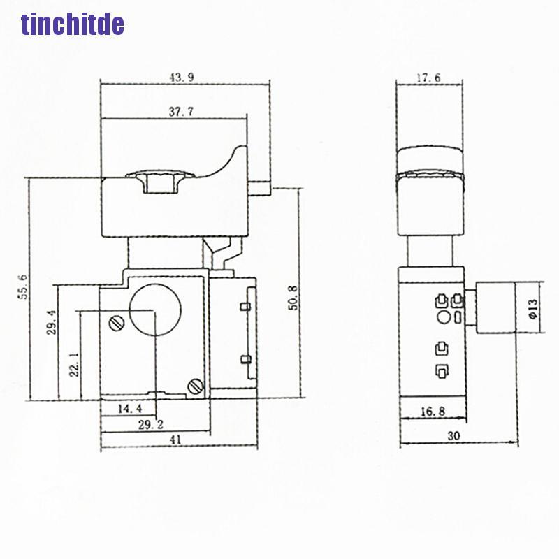 Công tắc kích hoạt tốc độ máy khoan điện fa2-6 / 1bek 6a 250v