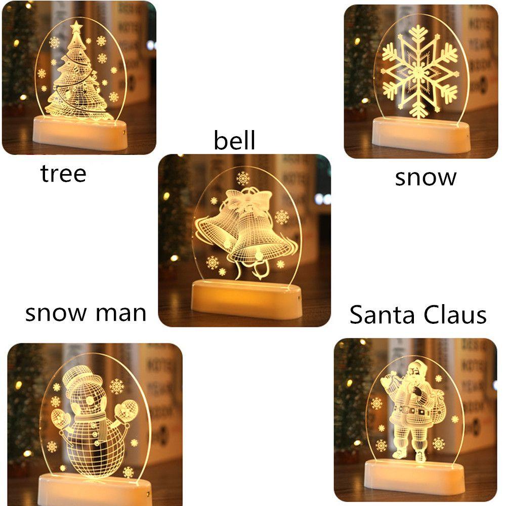 Đèn Ngủ Gắn Tường Trang Trí Giáng Sinh Năm Mới