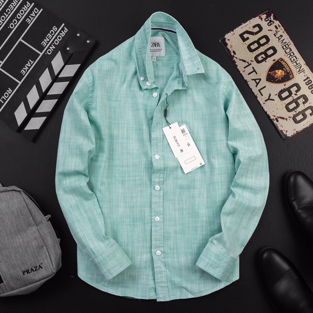 ÁO SƠ MI TRƠN ZARA.