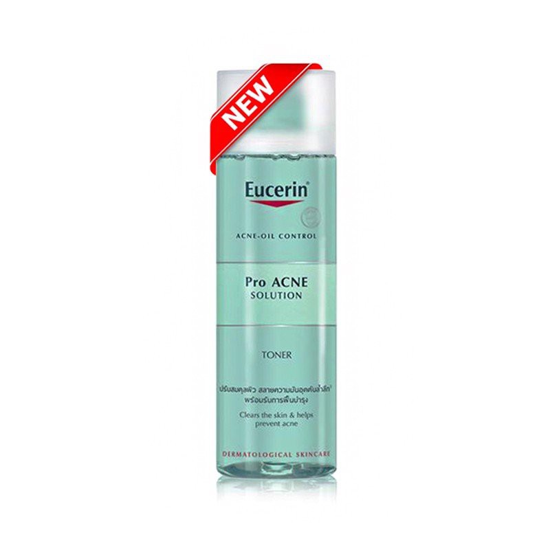 Eucerin Nước hoa hồng cho da nhờn mụn  ProAcne Toner 200ml + TẶNG BÔNG TẨY TRANG JOMI 80 MIẾNG