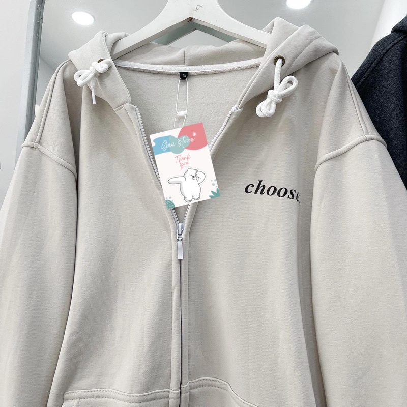 Áo khoác xám kem nỉ (ảnh thật) | BigBuy360 - bigbuy360.vn