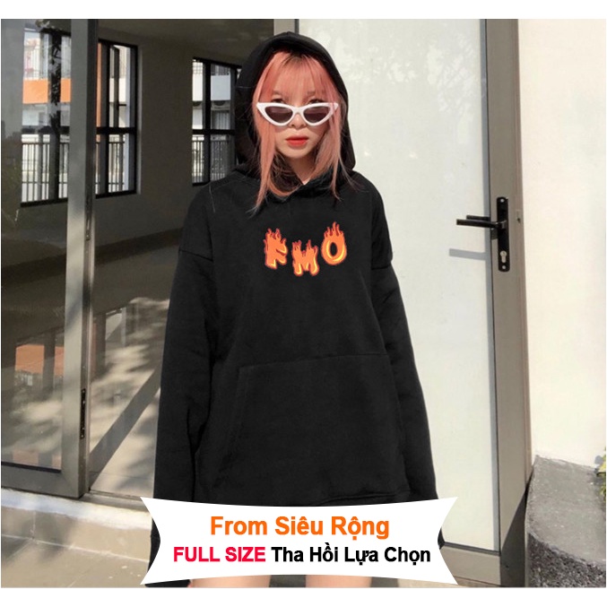 Áo Hoodie FMO ONEZ Nỉ Lót Bông Unisex tay phồng AH054 | BigBuy360 - bigbuy360.vn