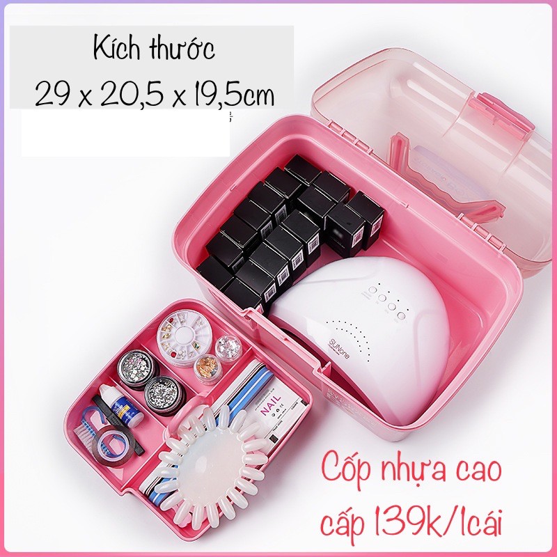 Cốp nhựa đựng nail , mi & mỹ phẩm (cốp nhựa chuyên dụng)