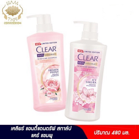 (Mẫu Mới 2021) Dầu Gội Clear &amp; Clear Thái Lan 480ml