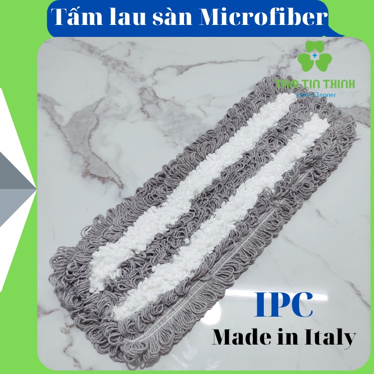 Tấm lau sàn sợi microfiber cao cấp IPC 42cm và 52cm chuyên lau sàn gỗ và lau sàn công nghiệp