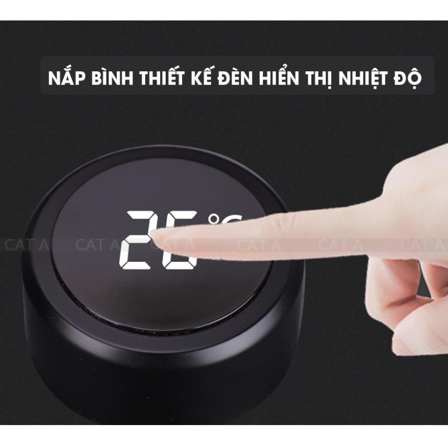 Bình đựng nước Inox hiện thị nhiệt độ bằng đèn LED | BigBuy360 - bigbuy360.vn