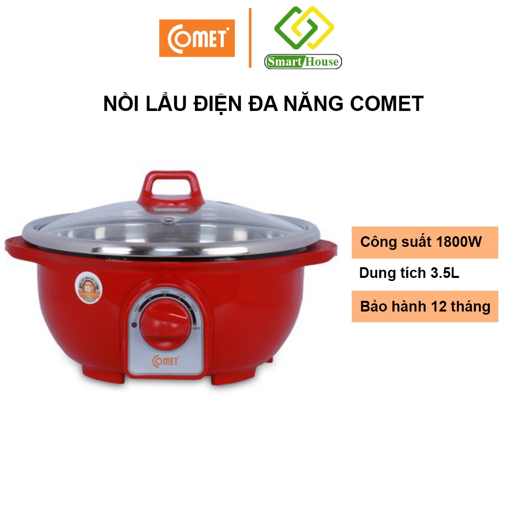 NỒI LẨU ĐIỆN ĐA NĂNG COMET CM7738