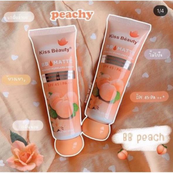 tuan668 Kem Nền Che Khuyết Điểm Chống Nắng SPF 45/PA+++ Kiss Beauty Pore BB Matte tuan48