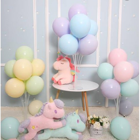 Bong bóng Macaron Pastel size 25cm bịch 25 cái bóng trang trí sinh nhật Phụ kiện trang trí sinh nhật happy birthday