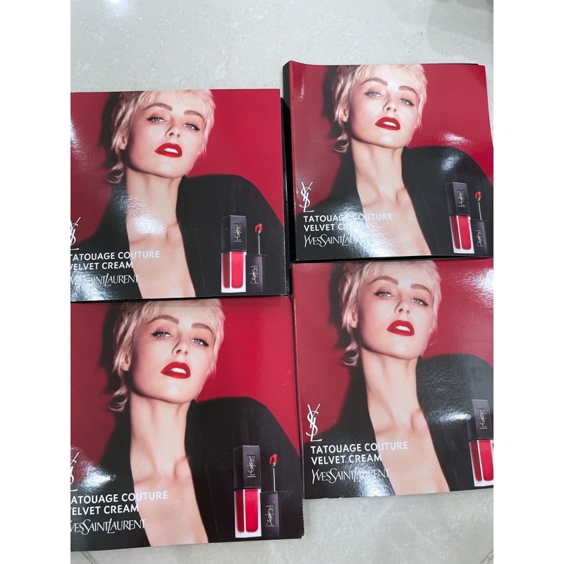 | XINH NGẤT XĨU |  Mẫu thử son YSL Tatouage Velvet Couture Cream 201, 206, 208, 216 KÈM CỌ 🤩 | BigBuy360 - bigbuy360.vn