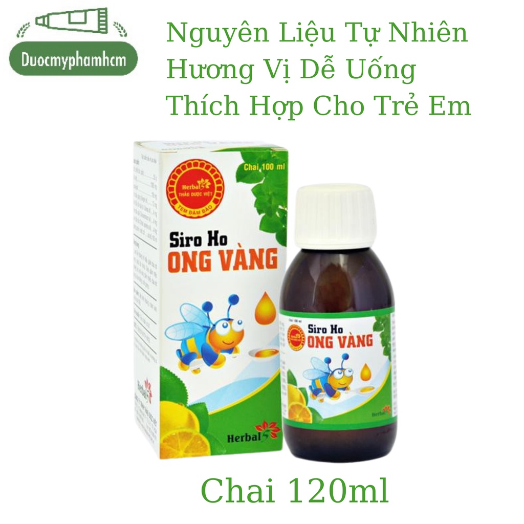 Siro ho Ong Vàng (Hộp 30 gói x 5ml)