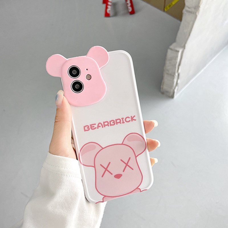 Mechanical Cool Bear IMD Stereo Lens iPhone 12 Pro Max 11 Pro Max X Xr Xs Max Xr 8 7 Plus