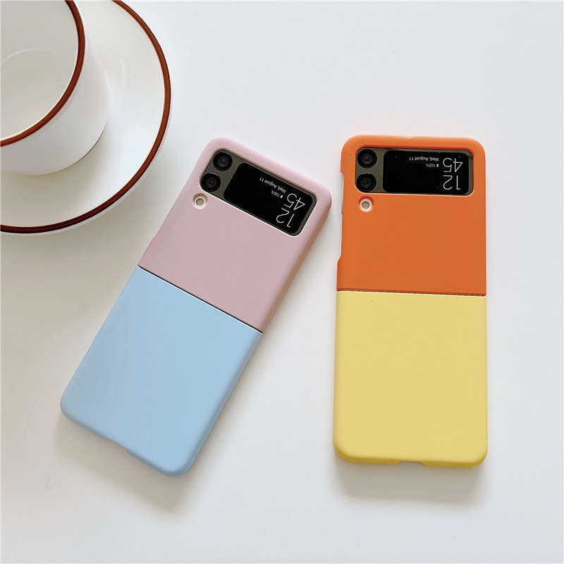 Ốp Điện Thoại PC Cứng Nhám Chống Sốc Chống Dấu Vân Tay Cho Samsung Galaxy Z Flip 4 5G Z Flip 3