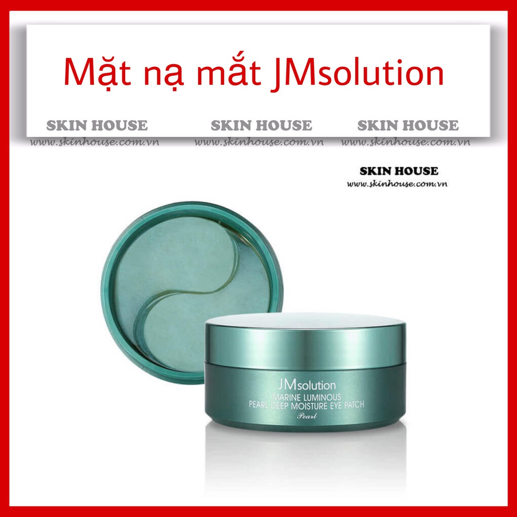 Sẵn- Mặt nạ mắt JMsolution Marine Luminous Pearl Deep Moisture Eye Patch- Skinhouse