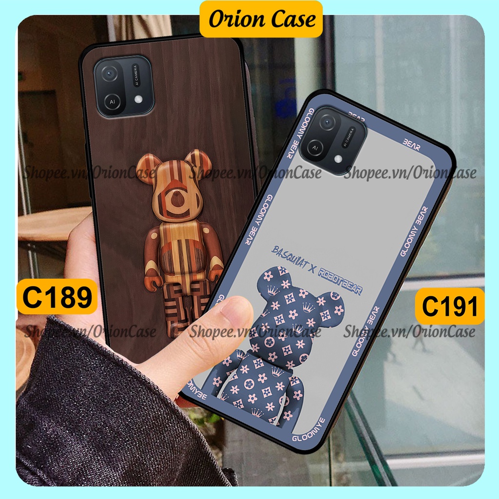Ốp lưng Oppo A16k in hình bearbrick 3D thời trang, cá tính. ốp chống sốc, bền đẹp