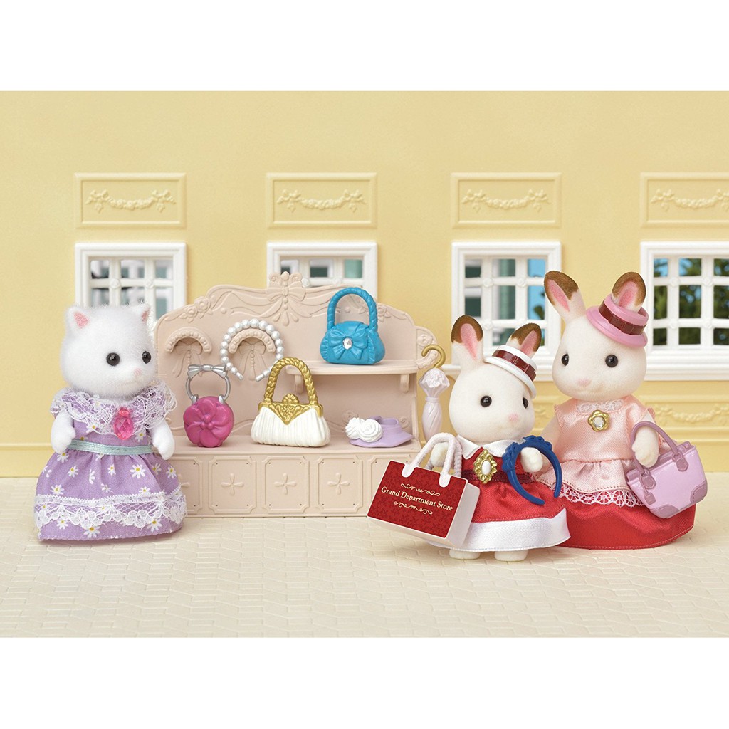 Đồ chơi nhà búp bê Sylvanian Families kệ trưng bày túi xách 6015