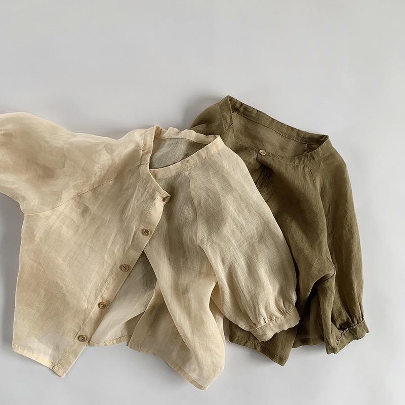 [Babycat] Áo Thun Cotton Tencel Mỏng Thoáng Khí Phong Cách Nhật Hàn Thời Trang Mùa Hè Mới Dành Cho Bé Trai Bé Gái