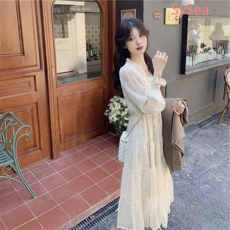 Đầm Maxi Vải Chiffon Hoạ Tiết Hoa Xinh Có Size Lớn Tiện Lợi