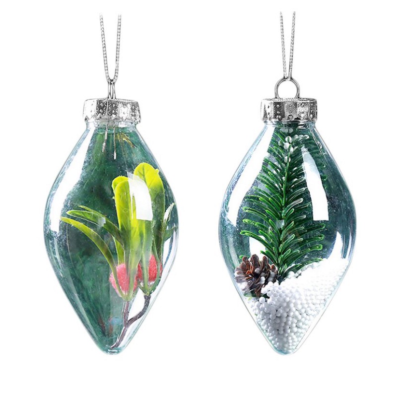 Sale 69% Quả cầu trong suốt trang trí cây thông Noel, transparent Leaf Giá gốc 35000đ- 19F168-1