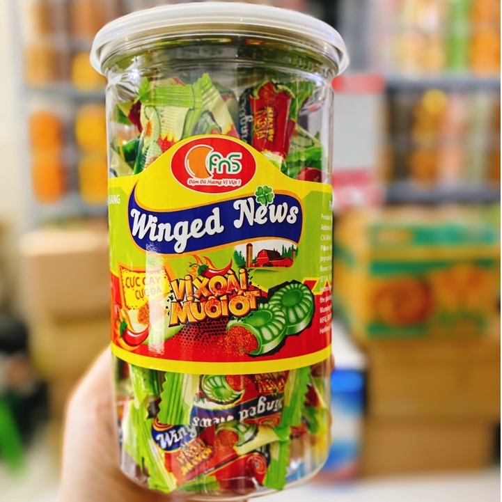 Kẹo xoài muối ớt hũ 250gr