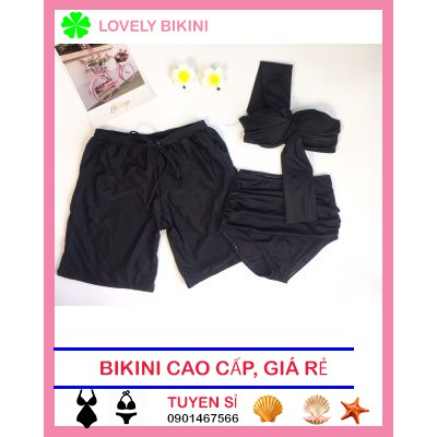 Đồ bơi cặp cạp cao