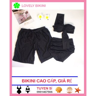 Đồ bơi cặp cạp cao