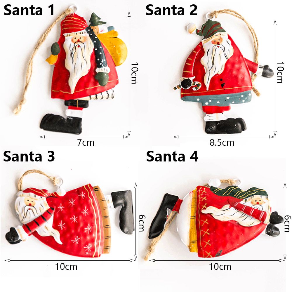 Phụ kiện treo trang trí Giáng sinh hình thiên thần hoạt hình bằng kim loại