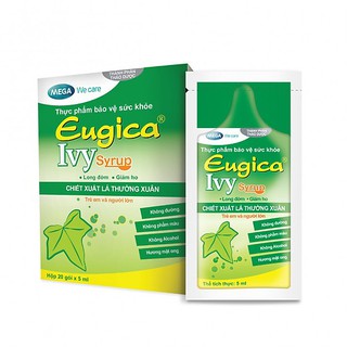 Eugica Ivy Syrup (chiết xuất lá thường xuân, long đờm ,giảm ho,)