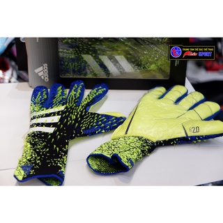 Găng tay thủ môn Predator Pro (không xương) - Xanh(size8-9-10)