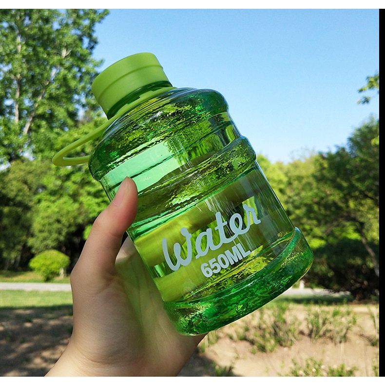 Hàng giao ngay Cốc nhựa đựng nước di động Bình Nhựa Đựng Nước Dung Tích Lớn 650ML