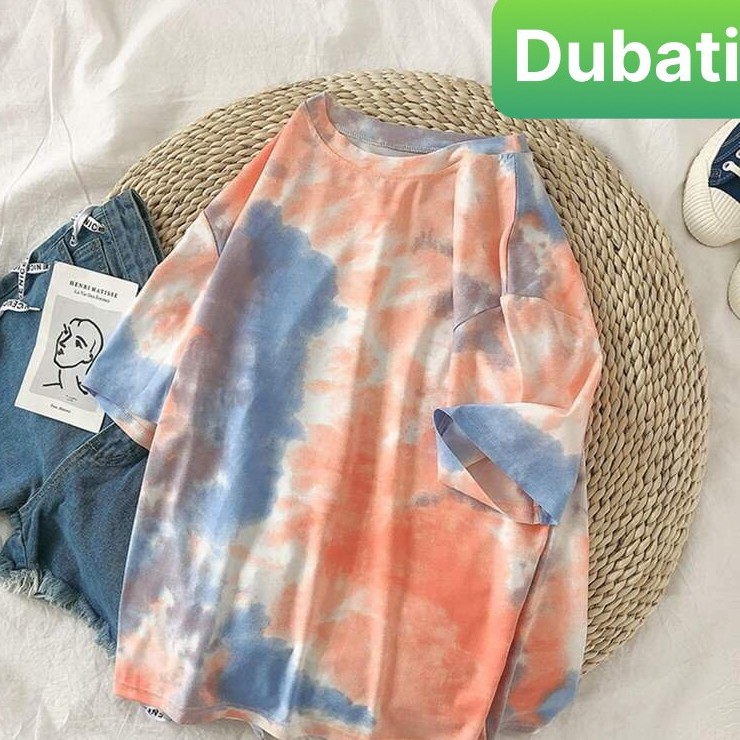 ÁO THUN NAM NỮ FROM RỘNG VÀNG HỒNG LOANLOANG CHẤT VẢI MỊN THOÁNG MÁT HOT TREND- DUBATI FASHION