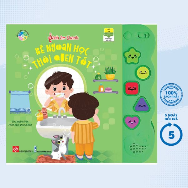 Sách Âm Thanh - Bé Ngoan Học Thói Quen Tốt - DTI
