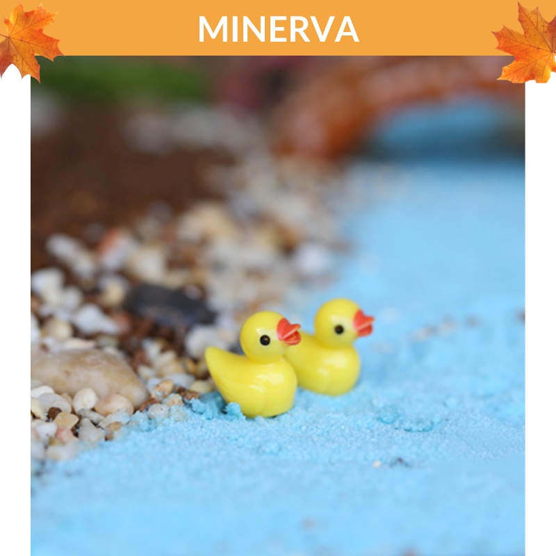 [TIỂU CẢNH] Mô hình vịt con mini trang trí tiểu cảnh, sân vườn, chậu cây kiểng