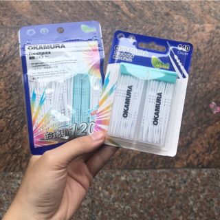 Com bo 2 bịch tăm nhựa okamura loại