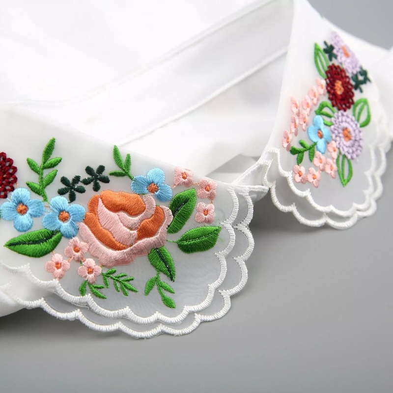 Cổ Áo Sơ Mi Giả Hai Lớp Thời Trang Cho Nữ