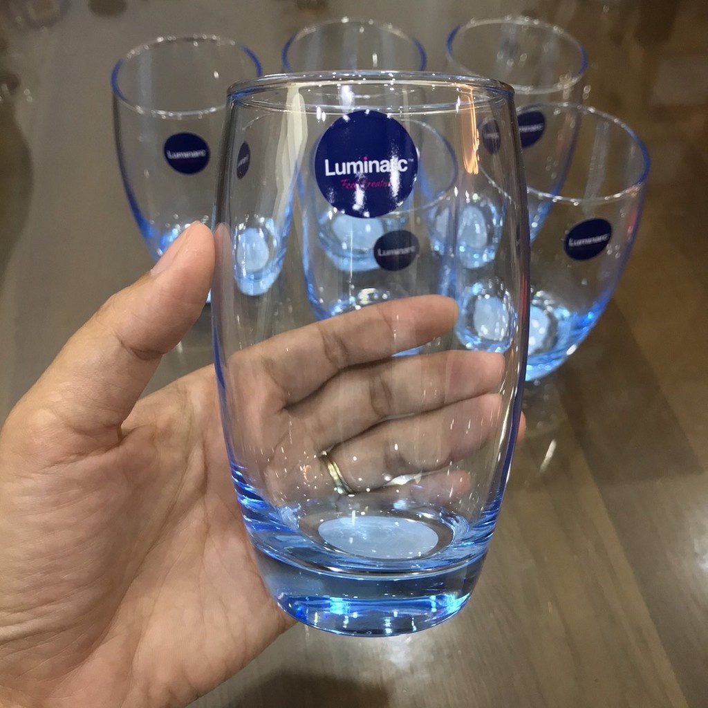 Bộ 12 ly thuỷ tinh luminarc xanh cao cấp giá tốt tại tphcm  - INOGARDEN