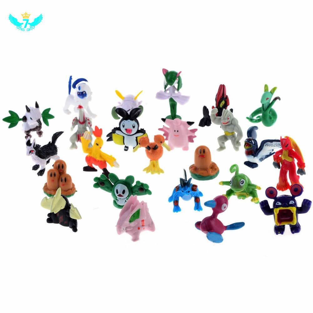 Set 24 Mô Hình Nhân Vật Pokemon Mini Dễ Thương