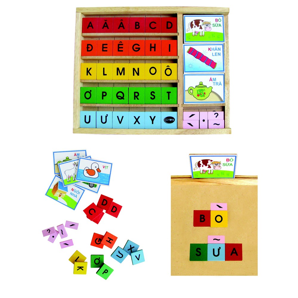 Đồ Chơi Dạy Bé Học Vần Giúp Bé Nhanh Biết Chữ - Thương Hiệu Winwintoys 60312