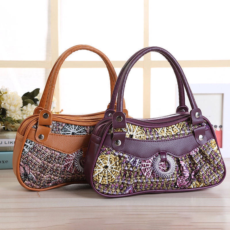 Hàng Có Sẵn Túi Xách Tay mini Đựng Điện Thoại Rau Củ Dành Cho Phụ Nữ Trung Niên