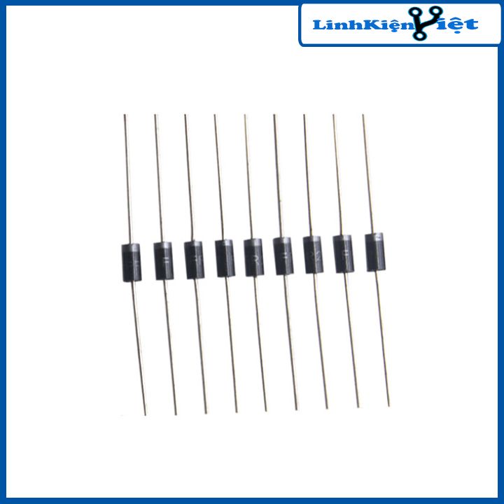 Diode xung FR207 2A 1000V chân cắm
