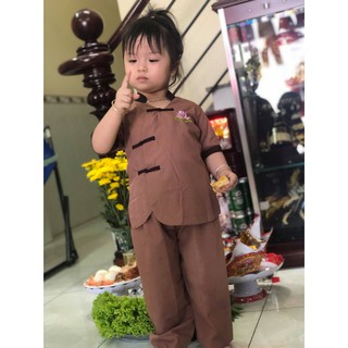 Set 5 nút bé trai, bé gái - set phật tử đi lễ chùa - đồ lam đi chùa