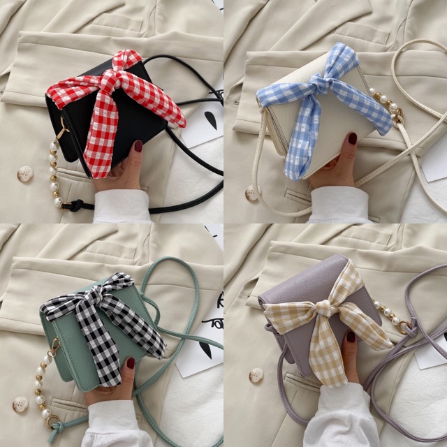 (có sẵn) Túi hộp mini kèm nơ