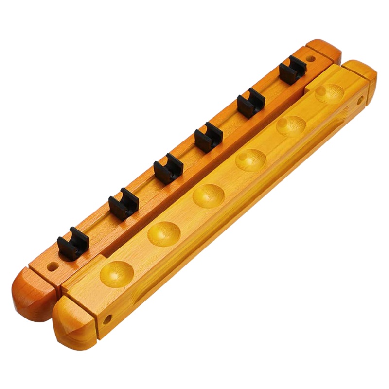 Giá Gỗ 6 Kẹp Gắn Tường Treo Cây Cơ Bi Da Chuyên Dụng