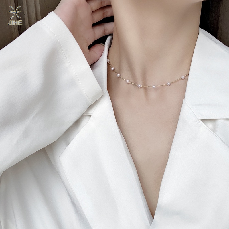 Vòng Cổ choker Thiết Kế Tối Giản Phong Cách Hàn Quốc