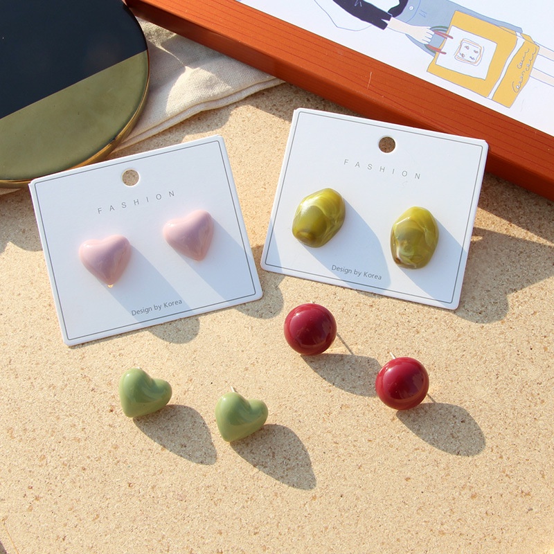 Khuyên Tai Kim Bạc S925 Thiết Kế Đơn Giản Dễ Phối Đồ Thời Trang Xuân Hè Cho Nữ