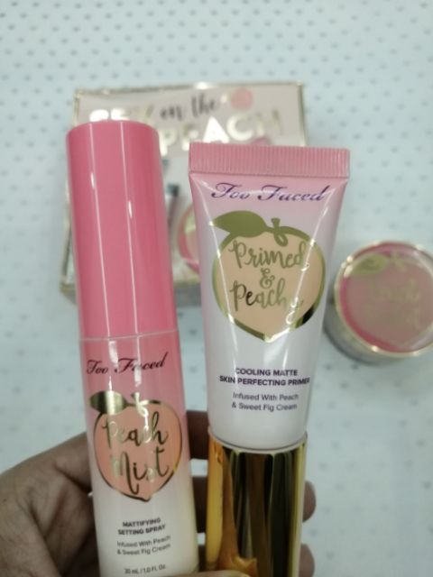 Tách set phấn phủ, mascara, kem lót Too Faced: Sex on the Peach | BigBuy360 - bigbuy360.vn